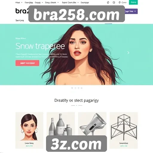 Acessibilidade e design do site Bra258.com