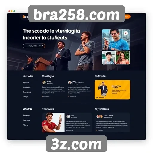 Análise da interface do usuário do bra258.com